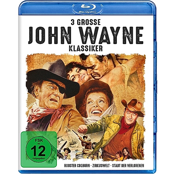 3 große John-Wayne-Klassiker, John Wayne, Claudia Cardinale, Rita Hayworth
