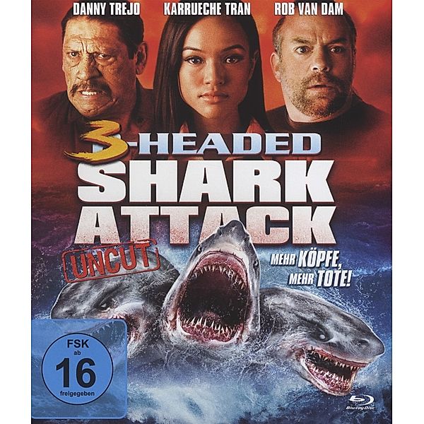 3-Headed Shark Attack - Mehr Köpfe = mehr Tote!, Danny Trejo, Jena Sims, Karrueche Tran