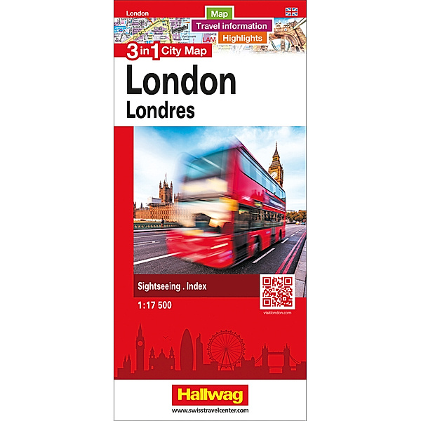 3 in 1 City Map London / Londres
