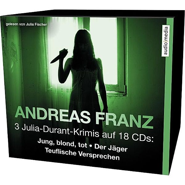 3 Julia-Durant-Krimis auf 18 CDs, 18 Audio-CDs, Andreas Franz