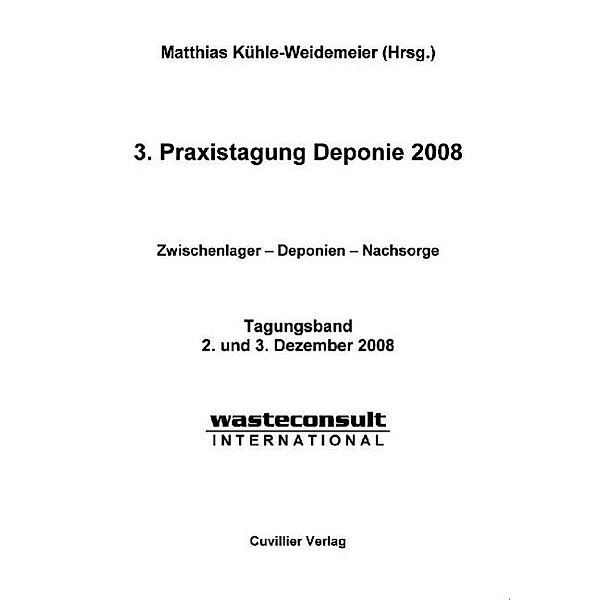 3. Praxistagung Deponie 2008