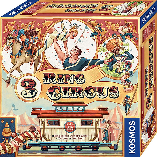 Kosmos Spiele 3 Ring Circus, Fabio Lopiano, Remo Conzadori