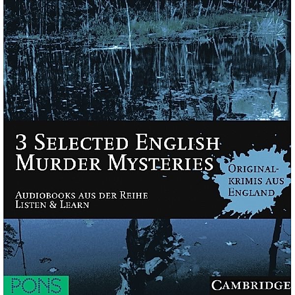 3 selected English Murder Mysteries, 6 Audio-CDs