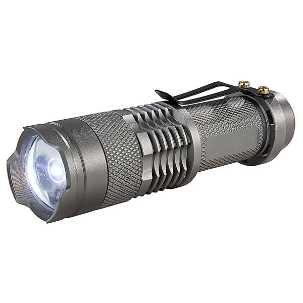 3 Watt LED Taschenlampe Titan, 80Lumen, IPX4, fokussierbar