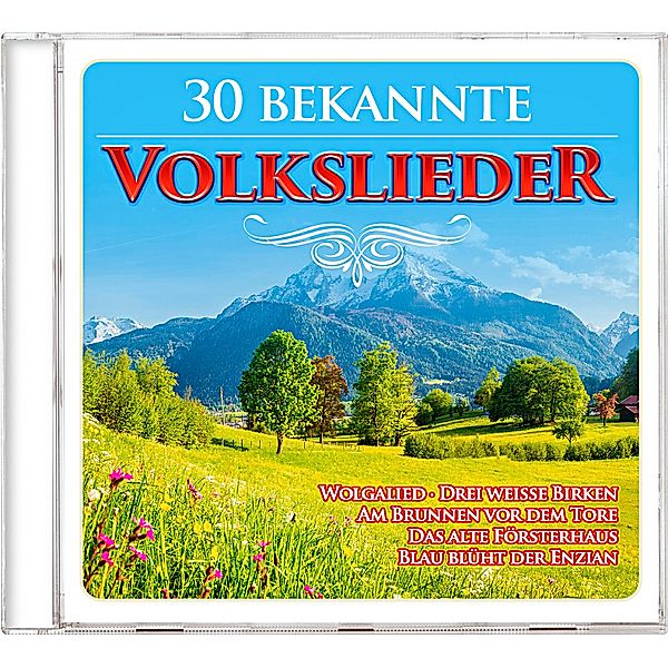 30 bekannte Volkslieder (2 CDs), Diverse Interpreten