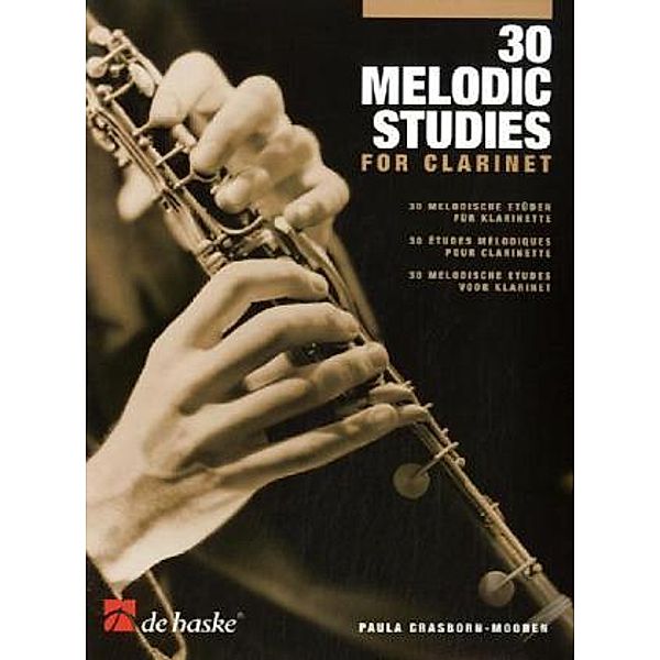 30 melodische Etüden für Klarinette. 30 Melodic Studies for Clarinet, Paula Crasborn-Mooren