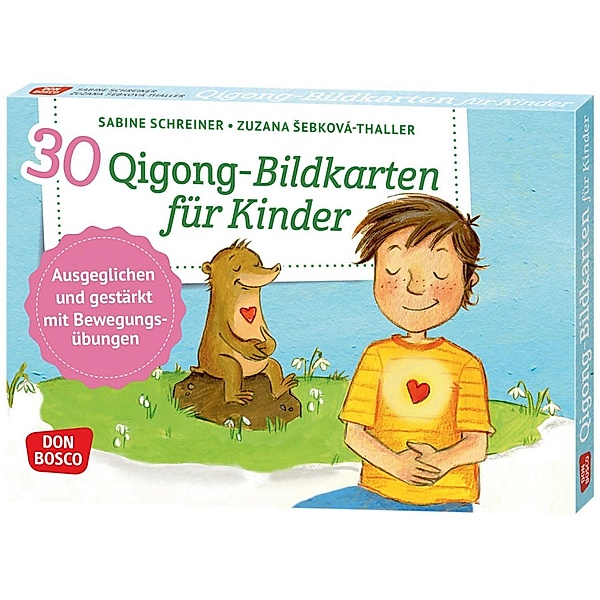 30 Qigong-Bildkarten für Kinder, m. 1 Beilage, Sabine Schreiner, Zuzana Sebková-Thaller