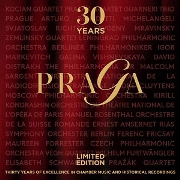 30 Years Praga (Lt.Deluxe Edition), Prazak Quar., S. Richter, W. Furtwängler