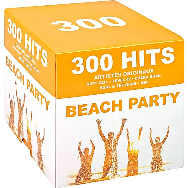300 Hits: Beach Party, 15 CDs, Paul Young, Go West, Starship, Mr. Big, Coolio