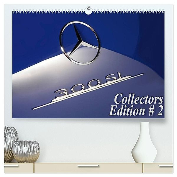 300 SL Collectors Edition 2 (hochwertiger Premium Wandkalender 2024 DIN A2 quer), Kunstdruck in Hochglanz, Stefan Bau