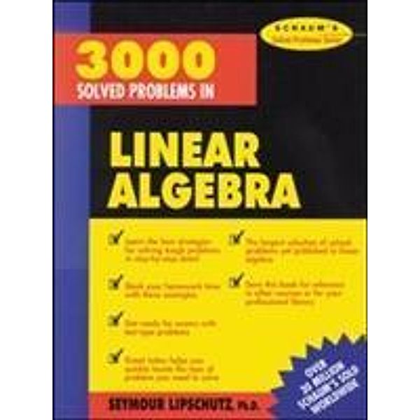 3000 Solved Problems in Linear Algebra, Seymour Lipschutz