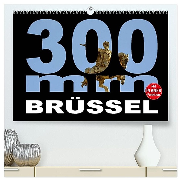 300mm - Brüssel (hochwertiger Premium Wandkalender 2024 DIN A2 quer), Kunstdruck in Hochglanz, Thomas Bartruff