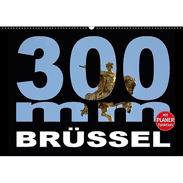 300mm - Brüssel (Wandkalender 2018 DIN A2 quer), Thomas Bartruff