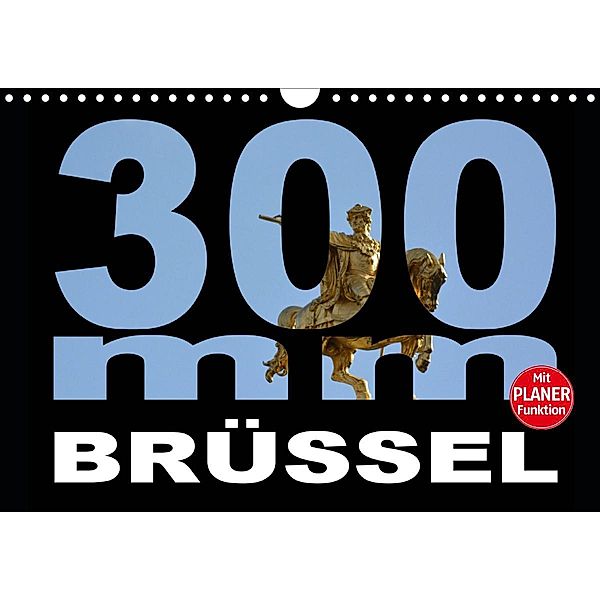 300mm - Brüssel (Wandkalender 2021 DIN A4 quer), Thomas Bartruff