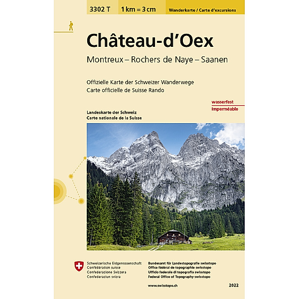 3302T Château-d'Oex Carte d'excursions
