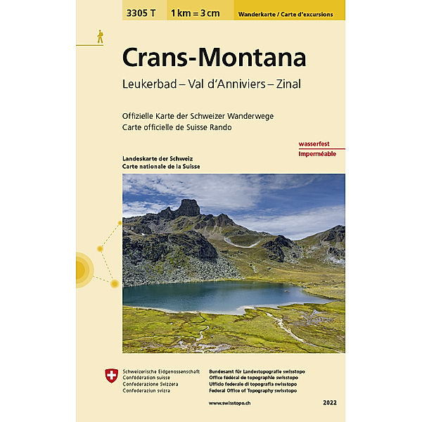3305T Crans-Montana Carte d'excursions