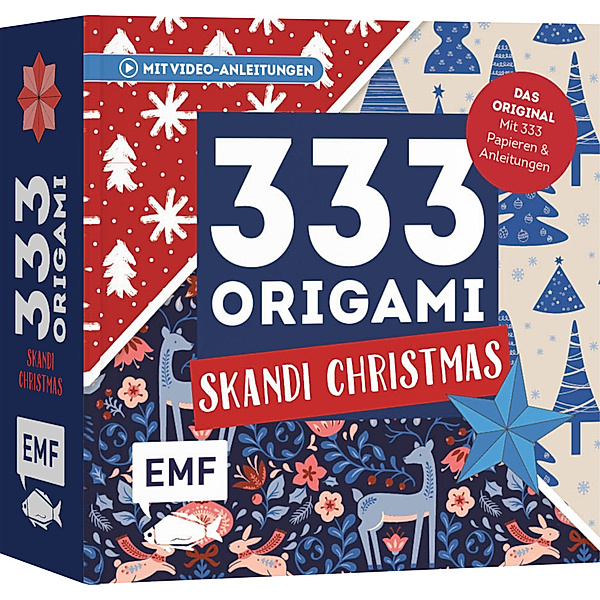 333 Origami - Skandi Christmas - Zauberschöne Papiere falten für die Weihnachtszeit