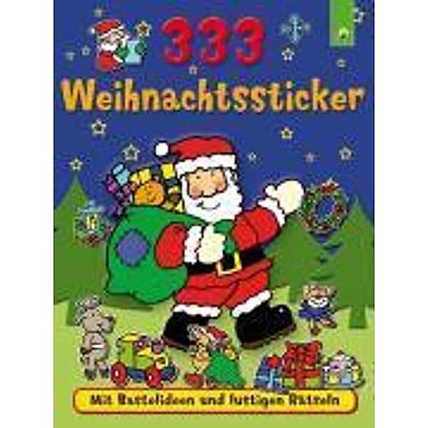333 Weihnachtssticker (Weihnachtsmann)