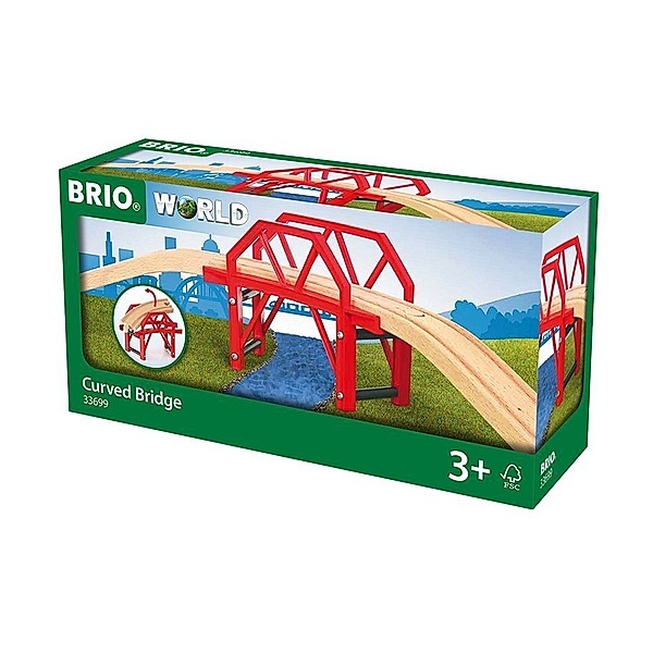 Brio 33699 BRIO Bahnbrücke mit Auffahrten, BRIO®