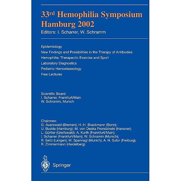 33rd Hemophilia Symposium