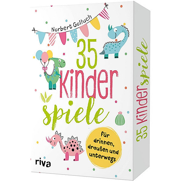riva Verlag, Riva 35 Kinderspiele für drinnen, draußen und unterwegs (Kinderspiel), Norbert Golluch