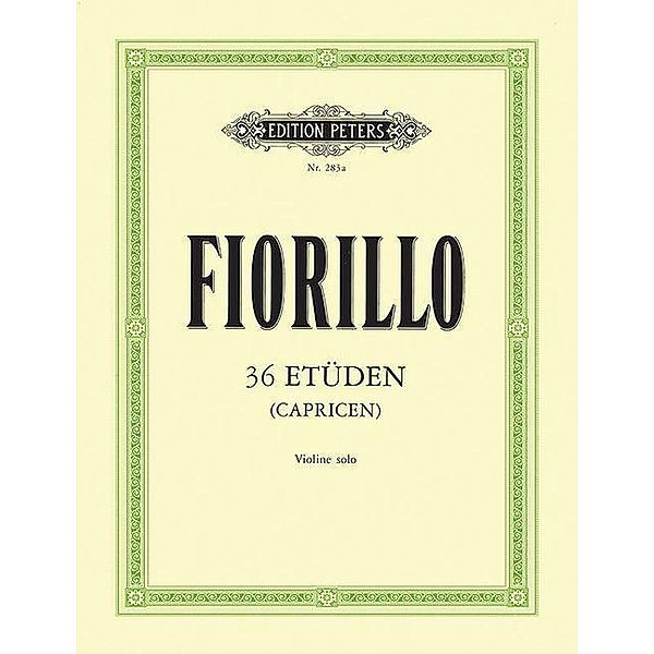 36 Etüden (Capricen) für Violine, Frederico Fiorillo