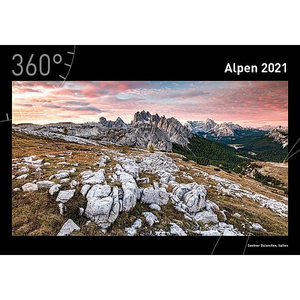 360° Alpen Premiumkalender 2021