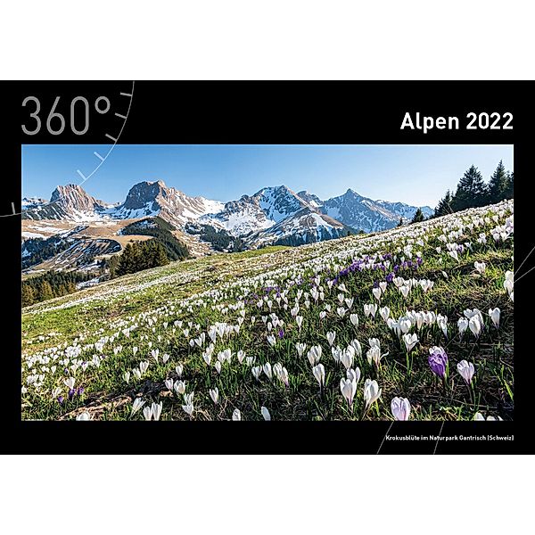 360° Alpen Premiumkalender 2022