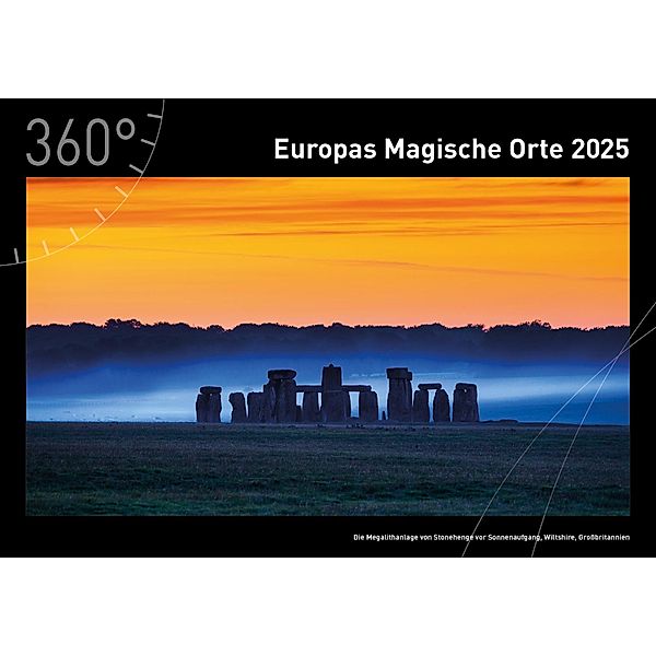 360° Europas Magische Orte Premiumkalender 2025