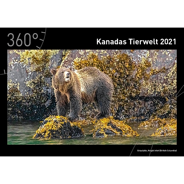 360° Kanadas Tierwelt Premiumkalender 2021