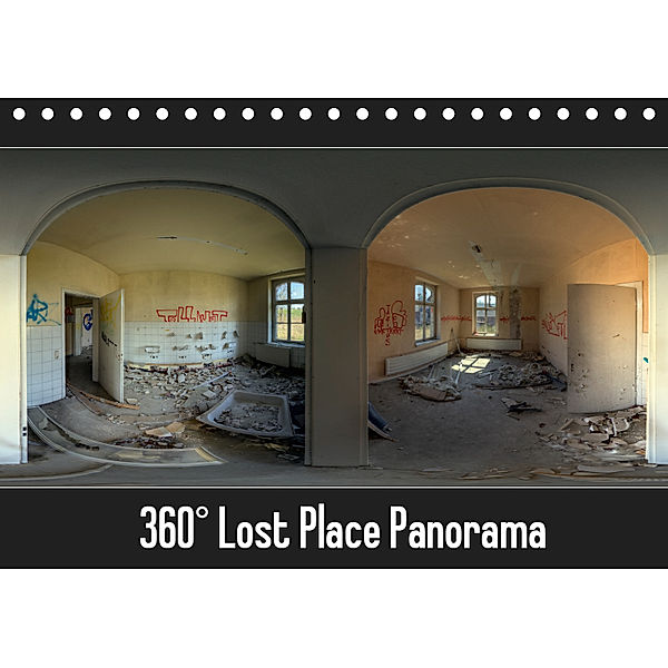 360° Lost Place Panorama (Tischkalender 2019 DIN A5 quer), DerMische