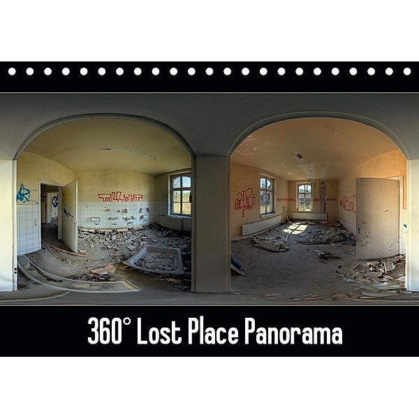 360° Lost Place Panorama (Tischkalender 2020 DIN A5 quer)