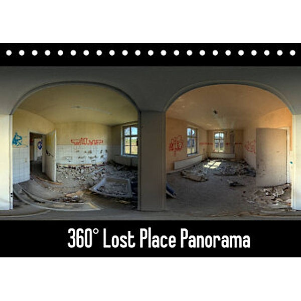 360° Lost Place Panorama (Tischkalender 2022 DIN A5 quer), DerMische