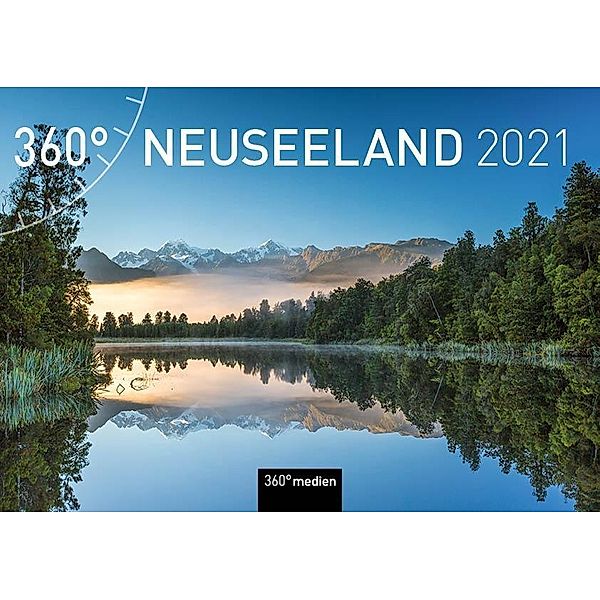 360° Neuseeland Klappkalender 2021