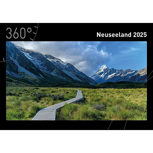 360° Neuseeland Premiumkalender 2025