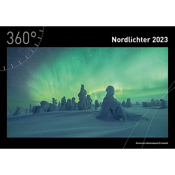 360° Nordlichter Premiumkalender 2023