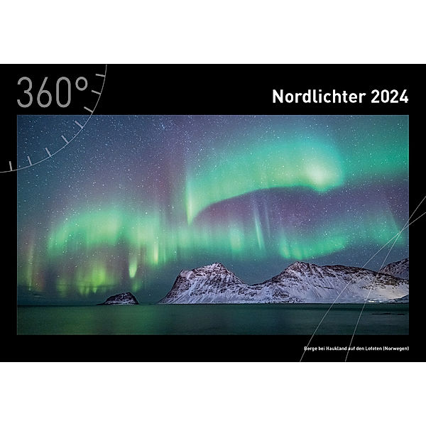 360° Nordlichter Premiumkalender 2024