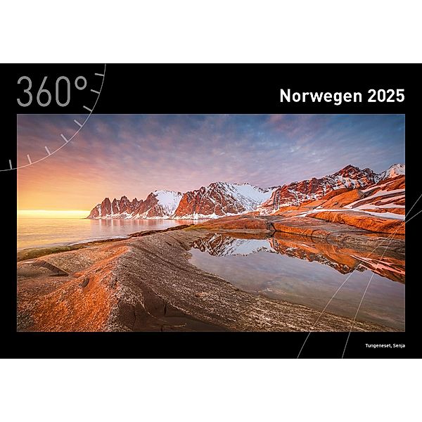 360° Norwegen Premiumkalender 2025