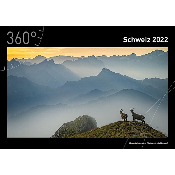 360° Schweiz Premiumkalender 2022