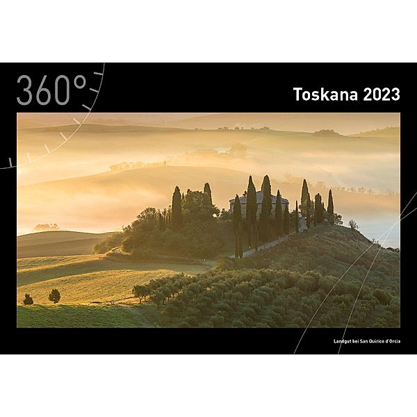 360° Toskana Premiumkalender 2023