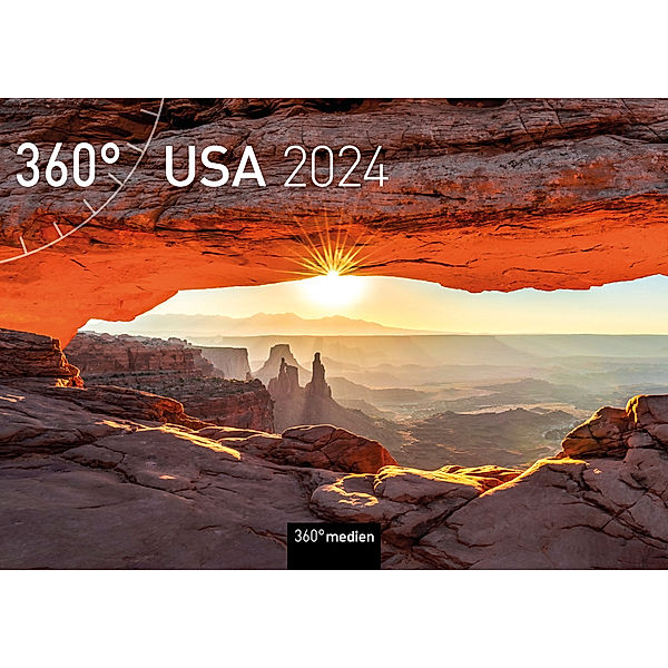 360° USA Broschürenkalender 2024