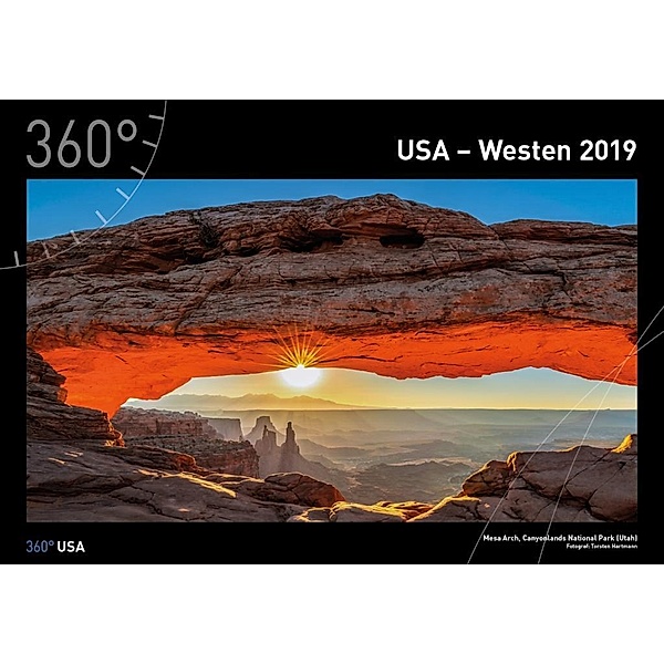360° USA Westen Kalender 2019, Torsten Hartmann