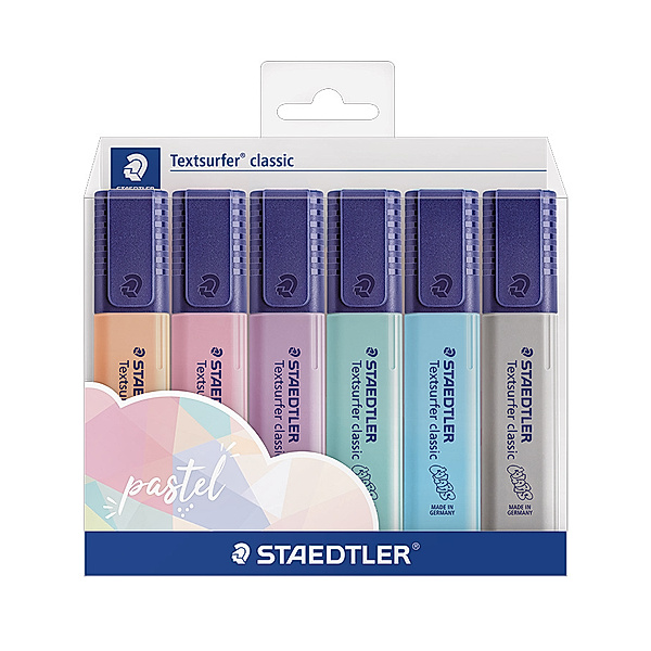 STAEDTLER 364 CWP6PA Textsurfer® classic PASTELL 6-teilig