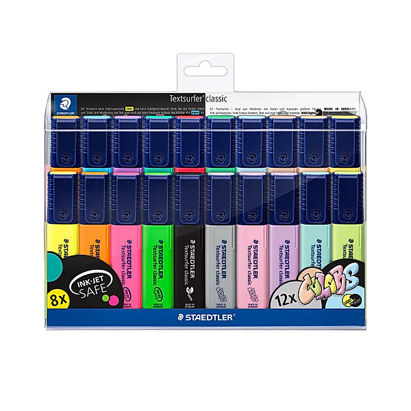 STAEDTLER 364 WP20 Textmarker Textsurfer® CLASSIC mit 20 Farben