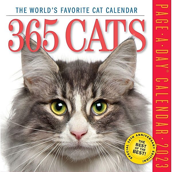 365 Cats Page-A-Day Calendar 2023: The World's Favorite Cat Calendar, Workman Calendars