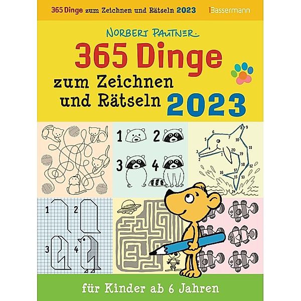 365 Dinge zum Zeichnen und Rätseln für Kinder ab 6 Jahren. ABK 2023, Norbert Pautner