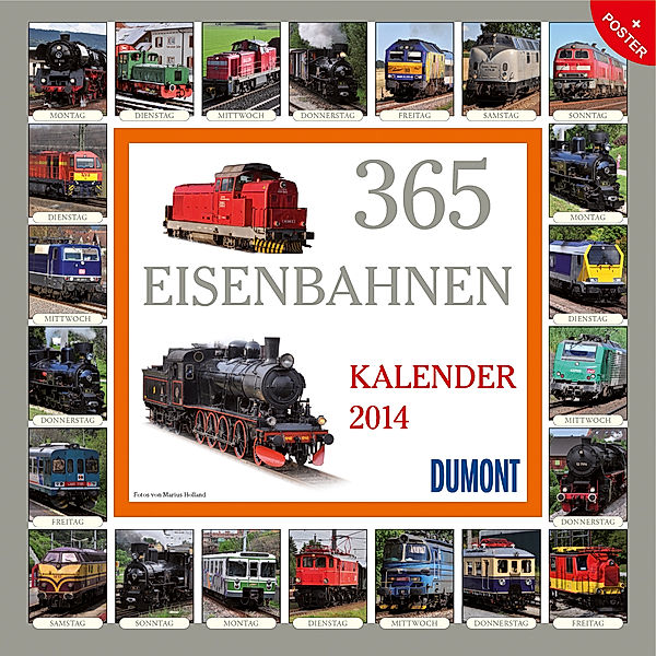 365 Eisenbahnen Kalender, Broschürenkalender 2014