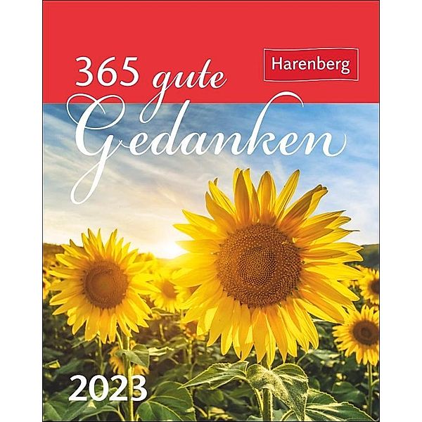 365 gute Gedanken Mini-Geschenkkalender 2023. Tisch-Tageskalender für einen lieben Menschen. Jeden Tag ein positiver Ged, Ulrike Issel