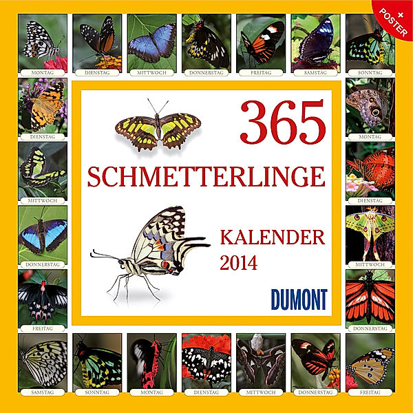 365 Schmetterlinge Kalender, Broschürenkalender 2014