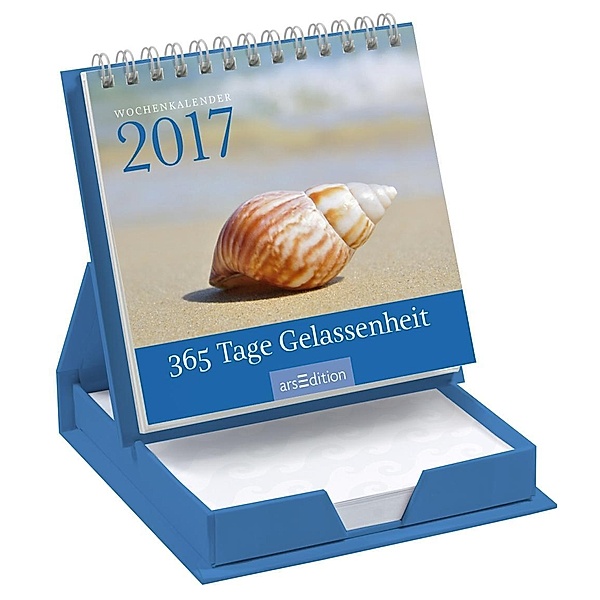 365 Tage Gelassenheit, Wochenkalender mit Zettelbox 2017